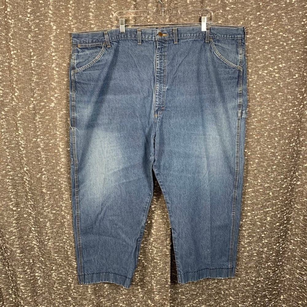 Big Ben Men's 52x30 Hemmed Carpenter Jeans Vintage Hammer Loop Denim Utility